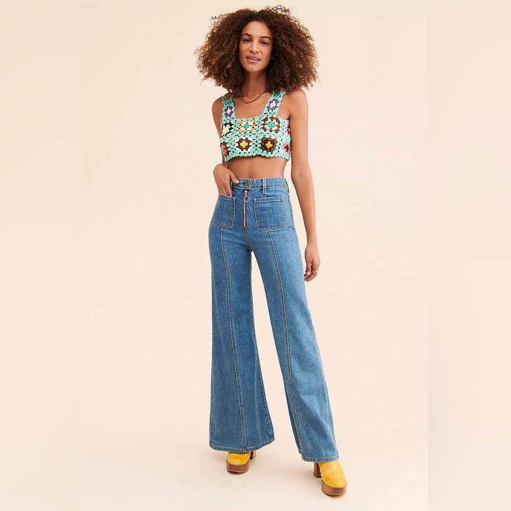 Love + Harmony Crochet Crop Tank